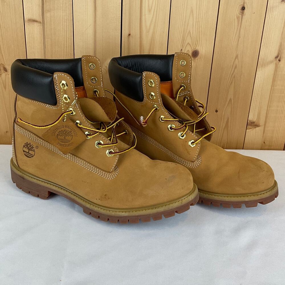 Timberland Premium 6-inch Waterproof Boots, Wheat - Size 10 1/2 Men's